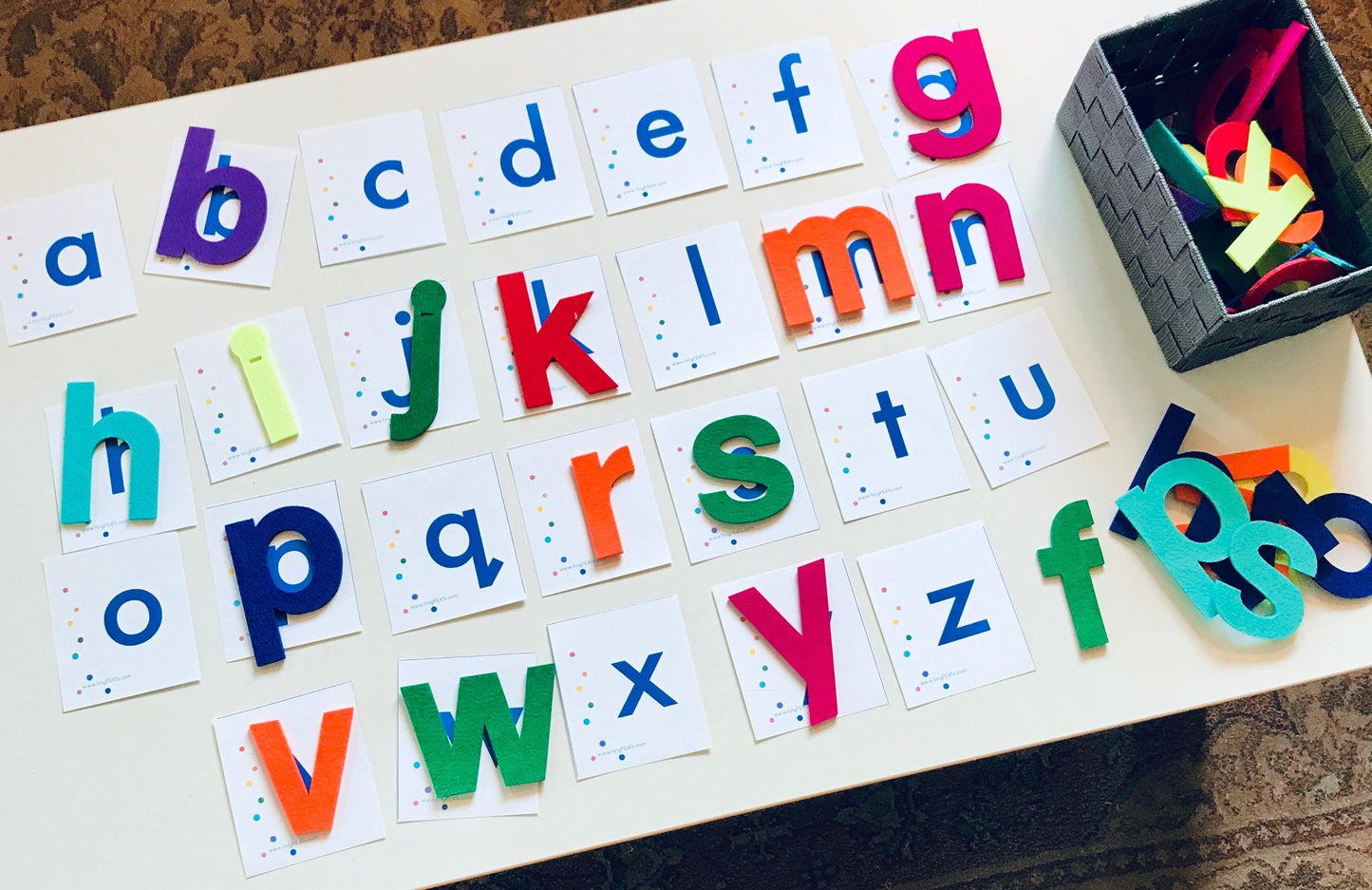 Printable Alphabet Letter Set - tinyfeats