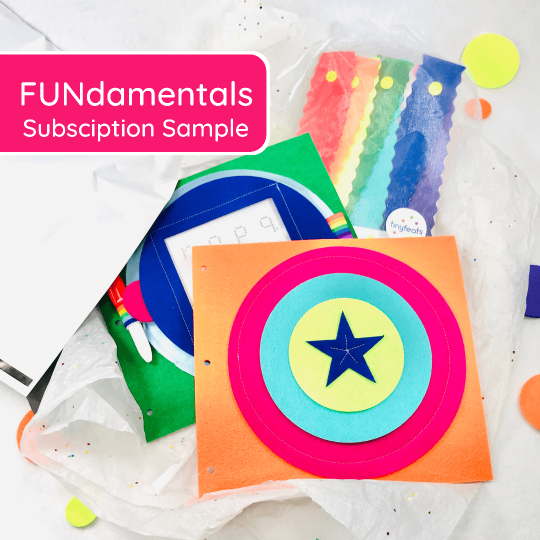 FUNdamentals - Quiet Book Pages Subscription Service - tinyfeats