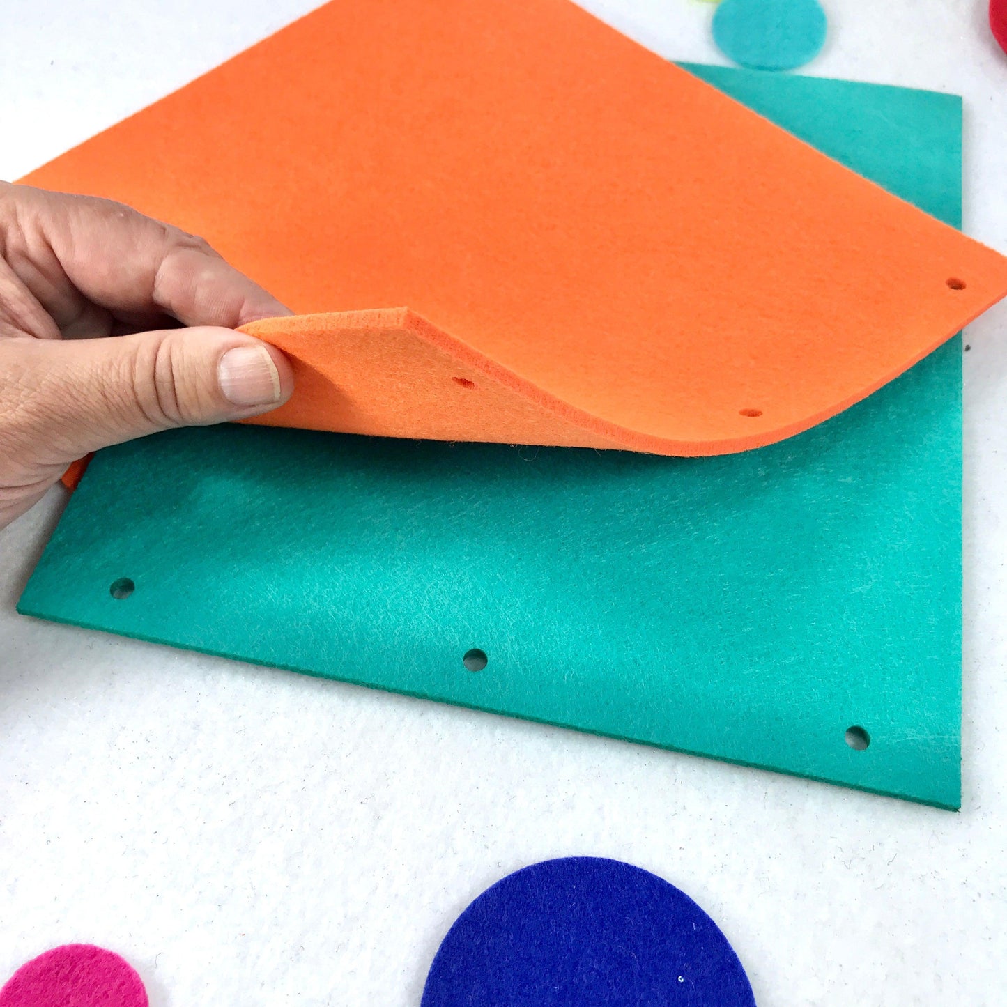 Blank Pages for DIY Quiet Books - tinyfeats
