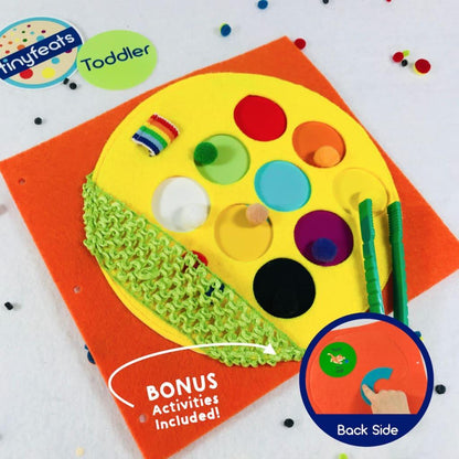 ePattern - Color Match Tweezers Quiet Book Page Sewing Pattern Pattern