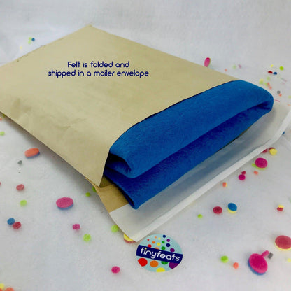 3mm Thick Felt by the Yard - DARK GREY HEATHERED Mid Weight Felt - 100% Polyester Non Woven Fabric - tinyfeats