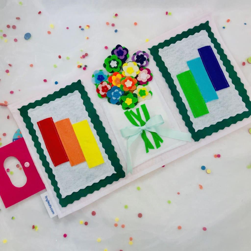 Flower Arranging Quiet Book Activity Mat
