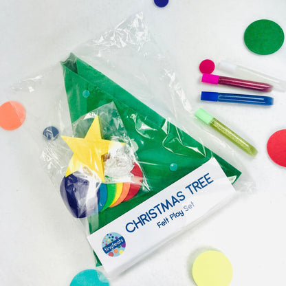 Felt Christmas Tree for Toddlers - tinyfeats